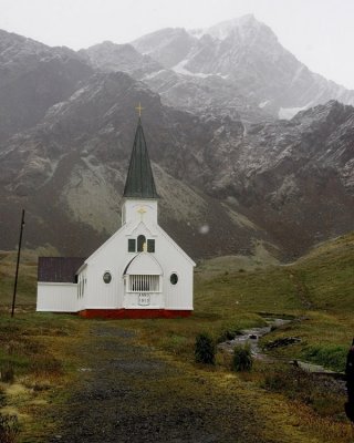 Church at the Grytvkin Whaling Station