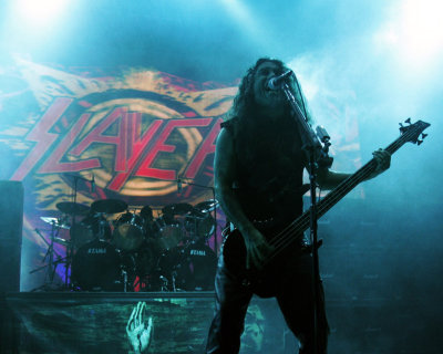 Dave Lombardo and Tom Araya of Slayer
