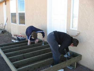 Attaching the frame