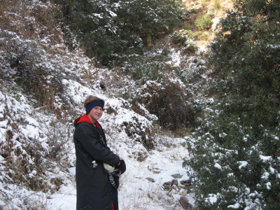 Trail is fully snow covered now