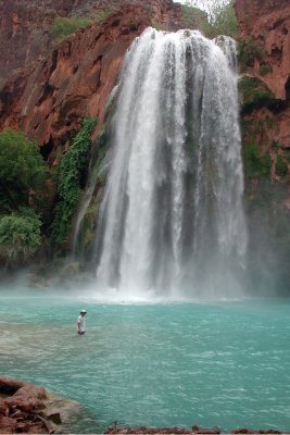 Tom at the falls