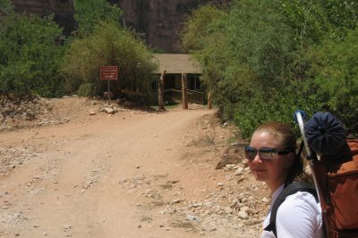 Exiting the Supai Indian Village