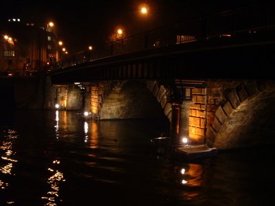 Bristol Docks at Night