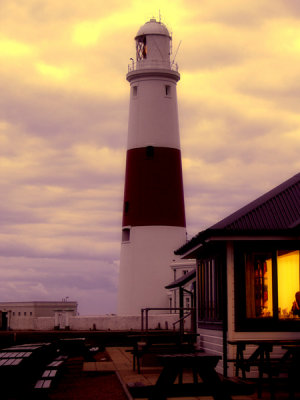 Portland Bill Lighthouse at Dusk