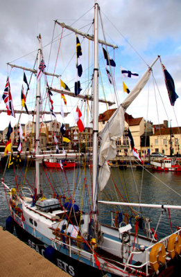 Sailing Boat at Weymouth Harbour