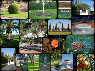 Bahai  Gardens  Collage  2007.jpg
