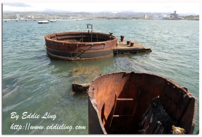 USS Arizona gun turret