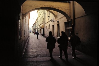 Kosice narrow street