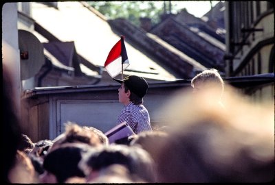 Kosice Campaign child with flag