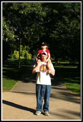 Piggy back ride