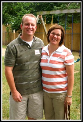 Chandra's pastor and wife