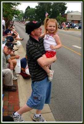 Noelle's first parade!