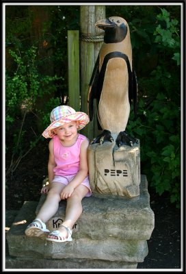 Noelle and the penguin