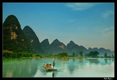 First light on the Yulong River