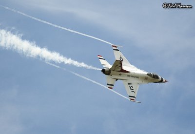 F-16C of USAF team Thunderbirds