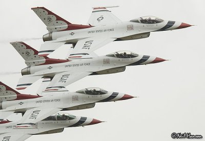 F-16C of USAF team Thunderbirds