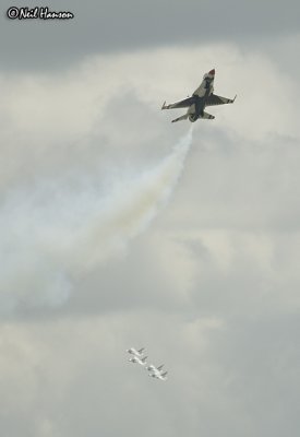 F-16C of USAF team Thunderbirds