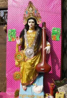 Saraswati, goddess of the arts and learning