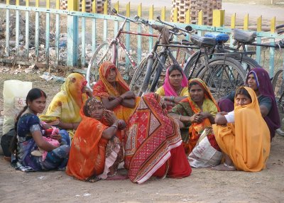 Women on platform