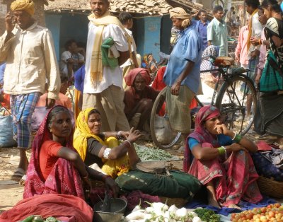 Weekly village market near Bhoramdeo