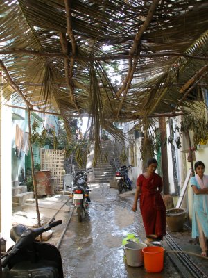 Pergola over street