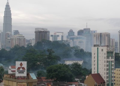 Kuala Lumpur (Twin Towers at left)