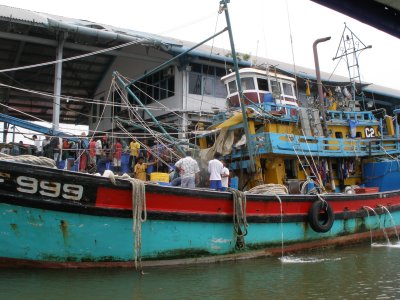 Fishing boat, Kuantan River