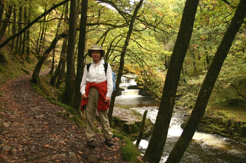 Hiking in Wales.