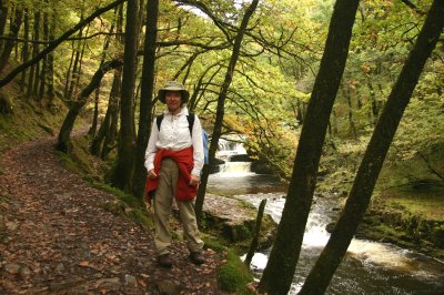 Hiking in Wales.