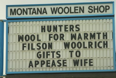 It's a hunter's world in Montana.