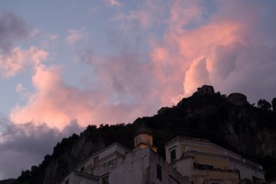 Sunset over Amalfi