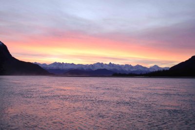 Sunrise on Coast Range Mountains-102906-Chilkat River, Haines, AK-0023.jpg