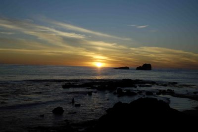 Sunset, w Bull N Elephant Seal-122906-Piedras Blancas, CA, Pacific Ocean-0888.jpg