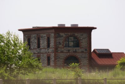 Building on Roosevelt Island