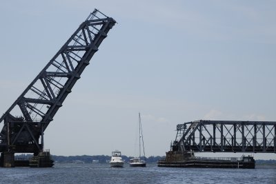 Open Connecticut RR Bridge