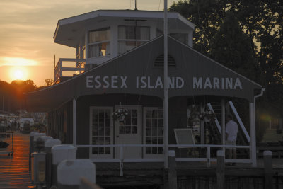 Sunset at Essex Island Marina