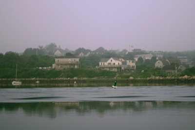 Town of Gosnold in the Rain