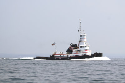Ocean Tug Lyman Heading Out Towards the Race