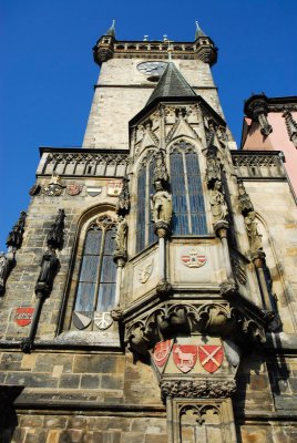 Prague ClockTower&MunicipalHouseMucha 070531 16 .JPG