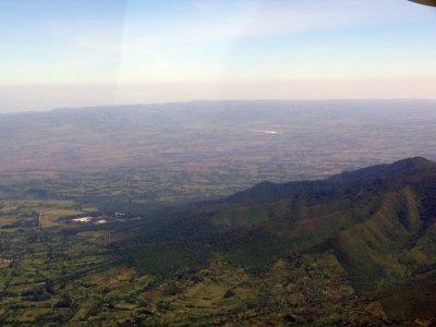 Flying over (or at least near) the Aberdares