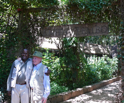 Daniel and Tom - Daniel was telling us he was in this same pose with one of the USA presidents