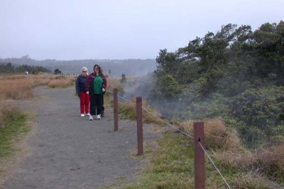 Mary and Karen by the Steam Vents