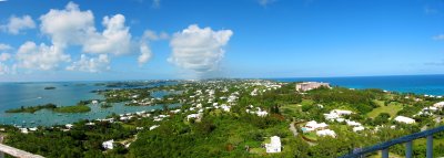 Looking east from Gibbs Hill Light, Bermuda.