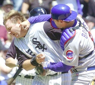 Who said the Cubs can't hit??