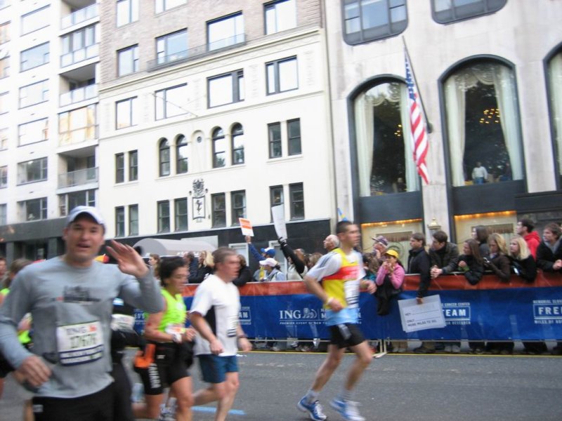 On My Last Mile 2006 NYC Marathon