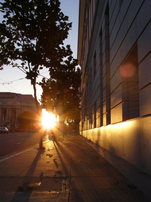 McAllister Street Sunset