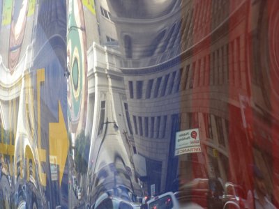 Bus Shelter Reflection