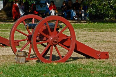 A Typical Colonial-era Cannon Awaiting Its Duty