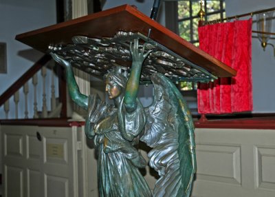 Angel Podium in Bruton Parish Church (g)