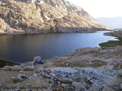 campsite at guitar lake